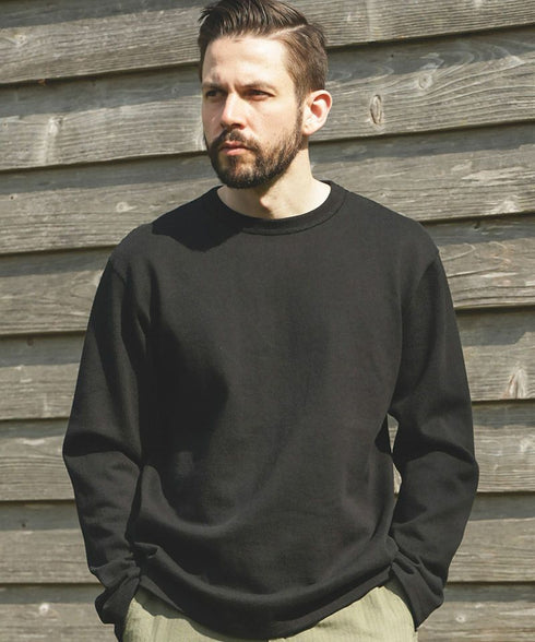 MR.OLIVE / HEAVY-DUTY COTTON / FLAT SEAMER CREW NECK SHIRT / ミスターオリーブ ヘビーデューティーコットン フラットシーマー クルーネックシャツ
